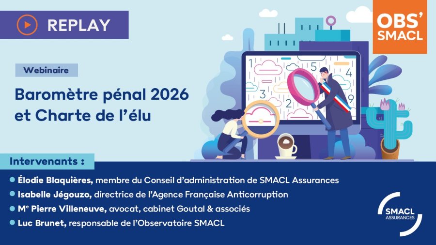 Retour sur le Webinaire "Baromètre pénal 2026 et Charte de l'élu local"